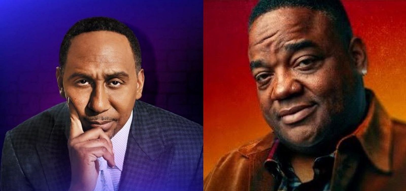 Jason Whitlock calls out Stephen A. Smith amid Joy Taylor remarks drama. (Photos from Stephen A. Smith and Jason Whitlock