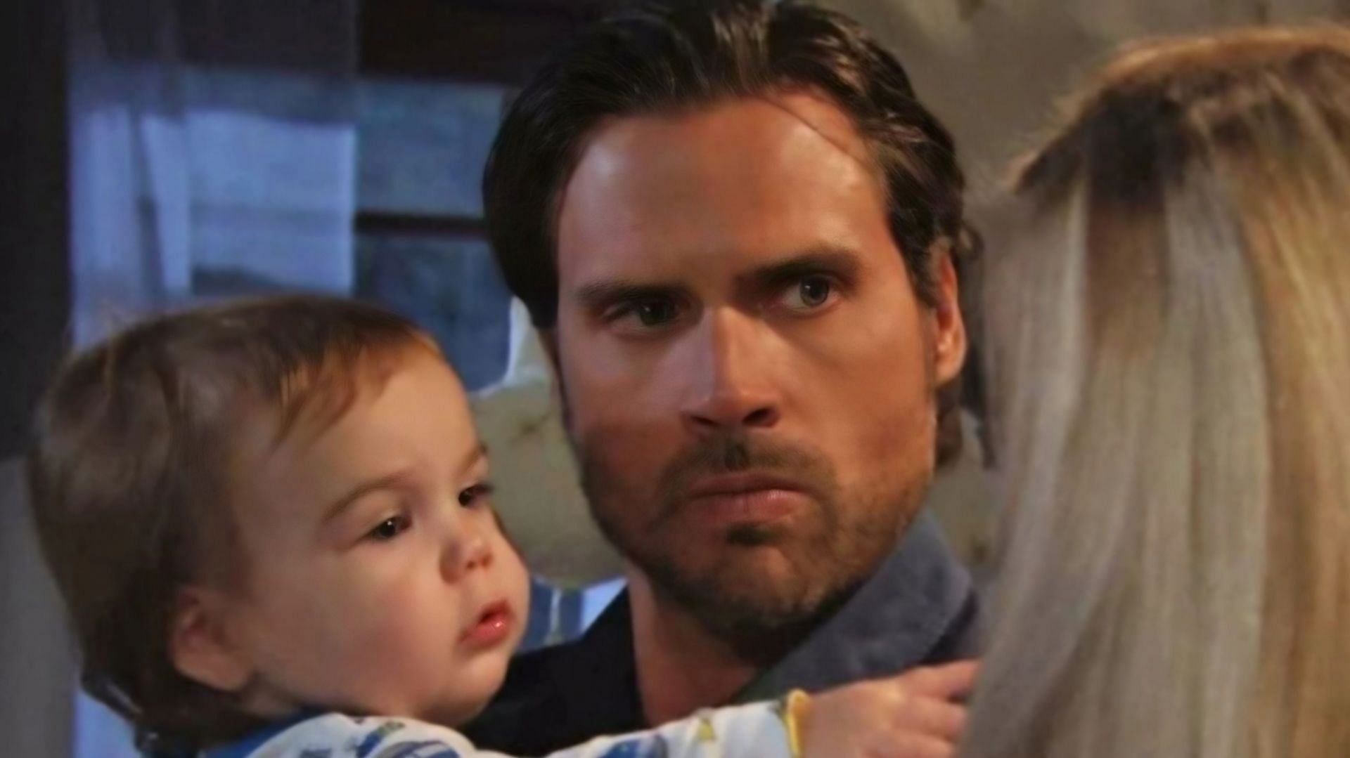 Christian Newman with Nick Newman in a still from The Young and the Restless (Image via CBS)