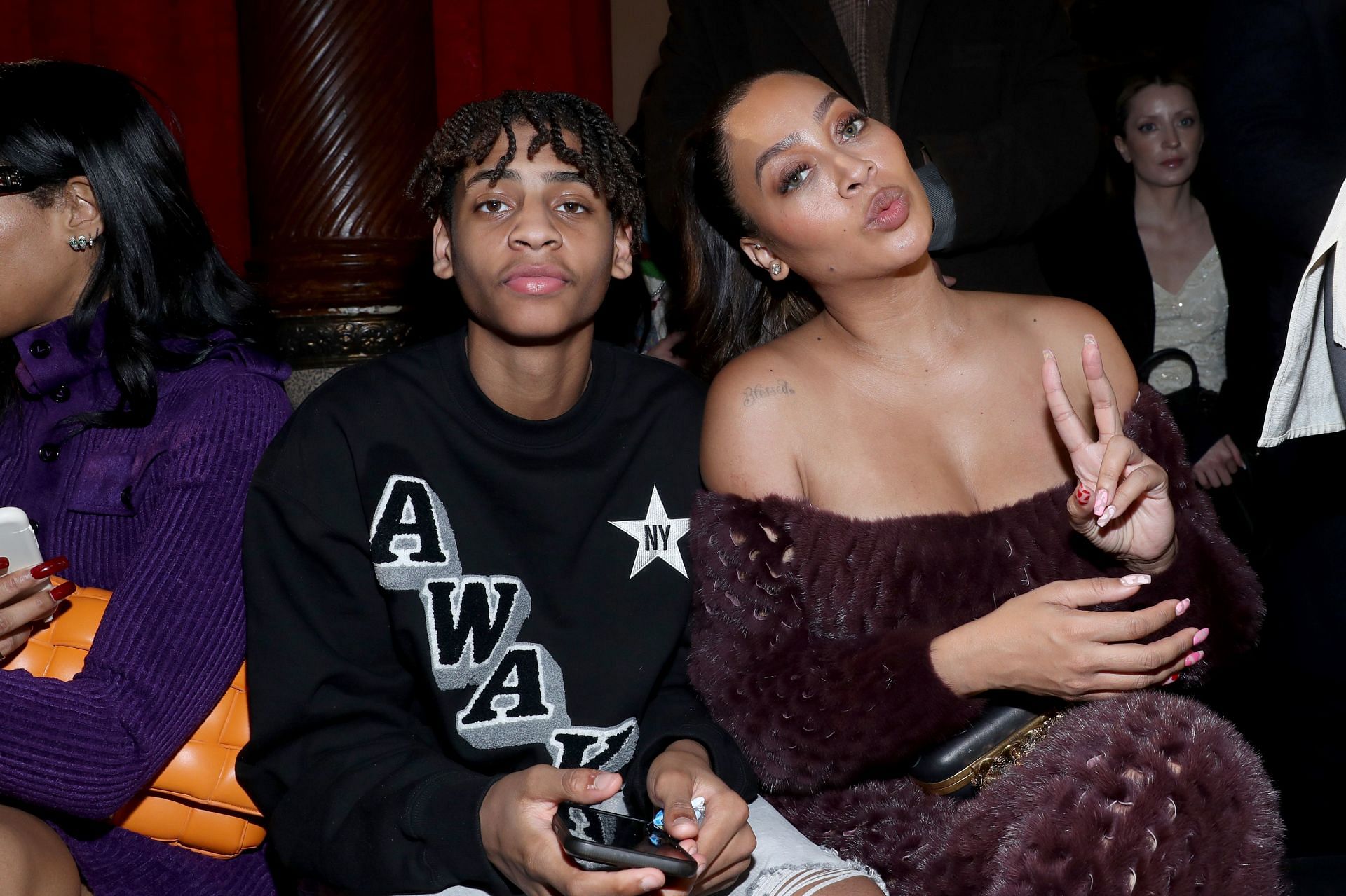 LaQuan Smith - Front Row &amp; Backstage - February 2022 New York Fashion Week - Source: Getty