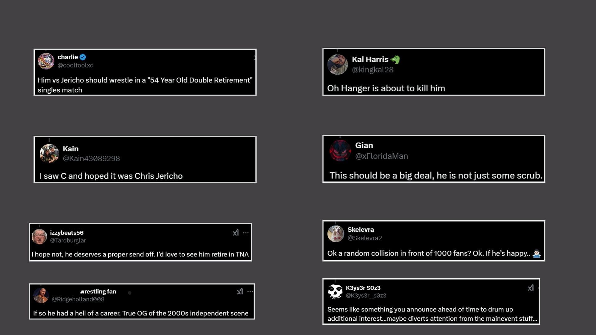 Screenshot of fan reactions to the report on X/Twitter.