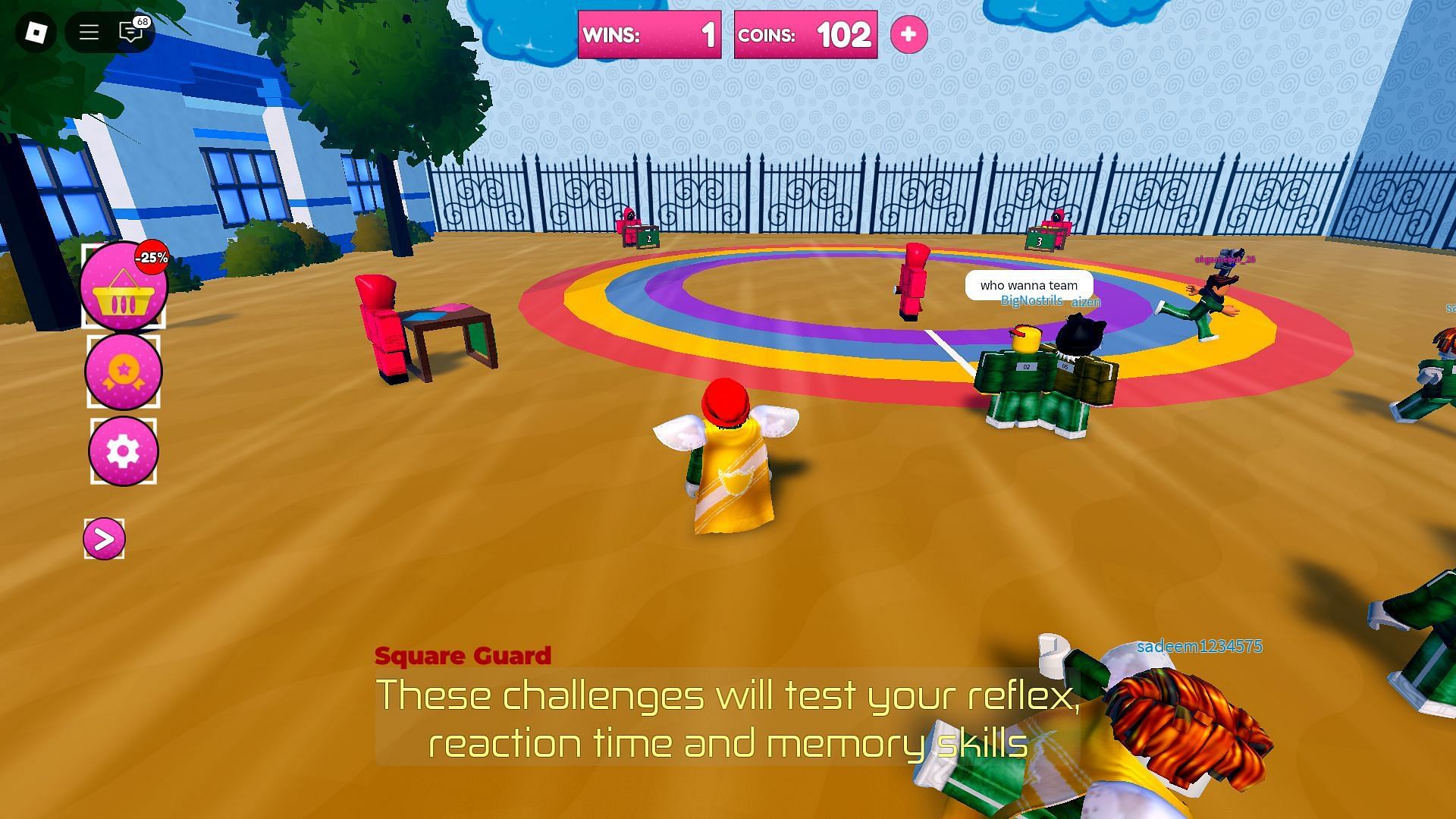 Initiating a game mode (Image via Roblox)