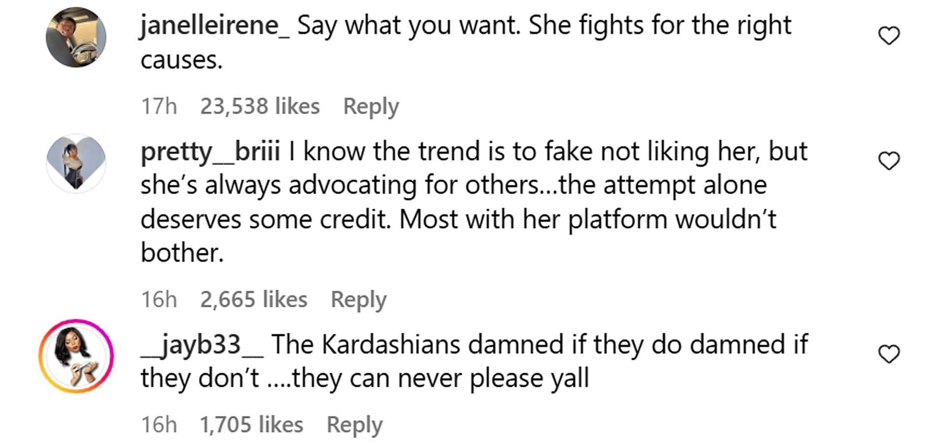 Comments reacting to the news (Image via Instagram/ @theshaderoom)