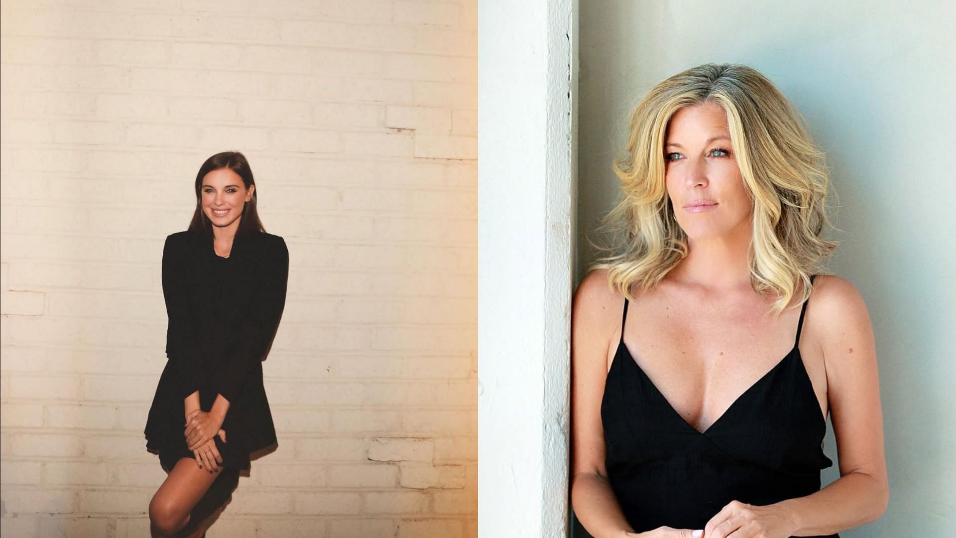 Katelyn MacMullen and Laura Wright play Willow Tait and Carly Spencer on General Hospital (Images via Instagram/@katelyn_macmullen, @welcometolaurasworld)