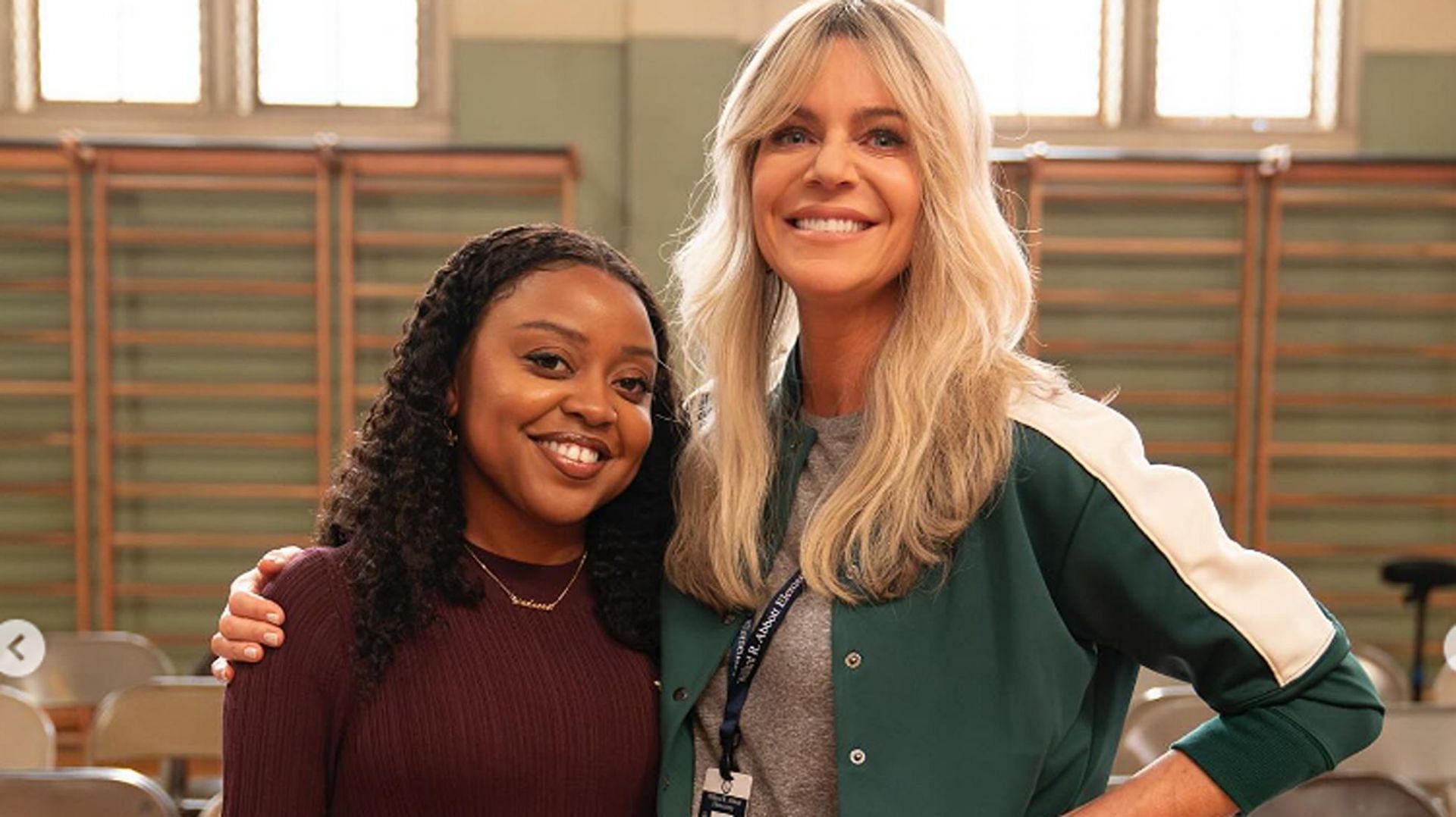 Quinta Brunson and Kaitlin Olson in the crossover episode (Image via Instagram/@alwayssunnyfxx)