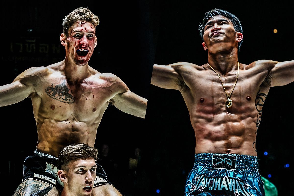 Nico Carrillo (L) and Tawanchai (R) | Image by ONE Championship