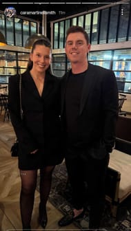 Cara's Instagram story