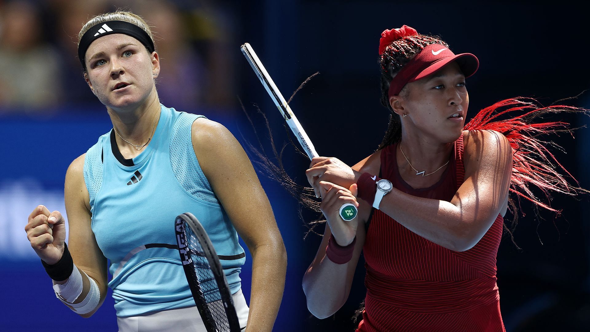 Karolina Muchova vs Naomi Osaka is one of the second-round matches at the Australian Open 2025. (Photos: Getty)