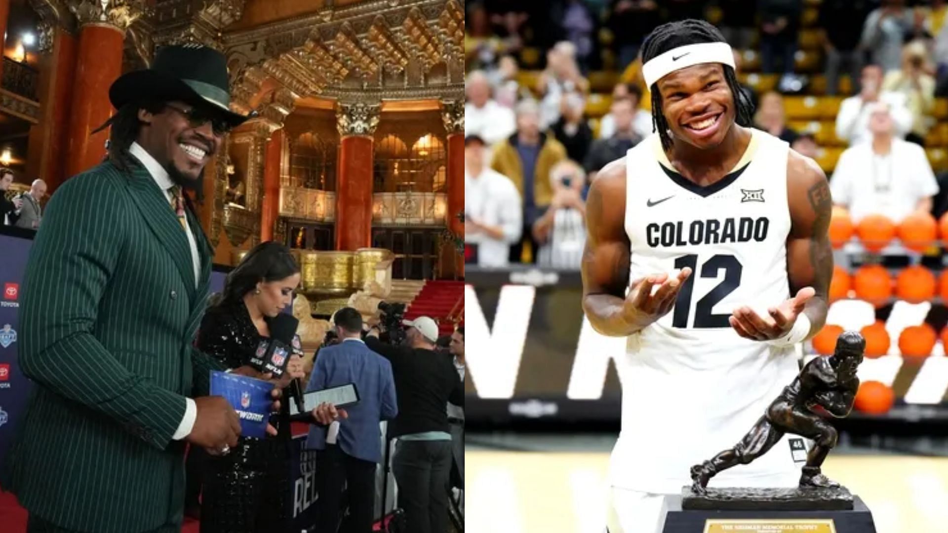 Cam Newton &amp; Colorado Buffaloes star Travis Hunter 