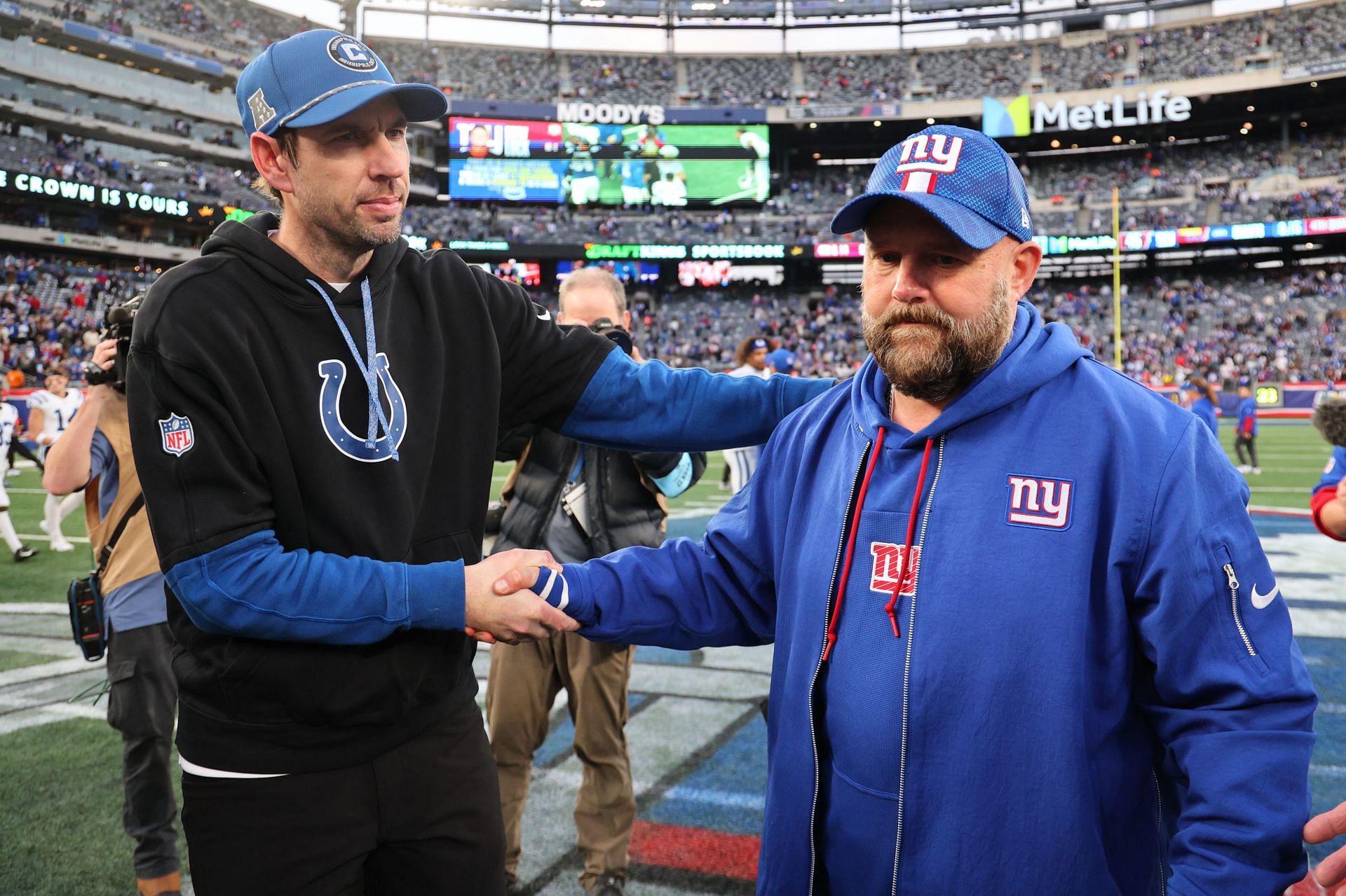 Brian Daboll at Indianapolis Colts v New York Giants - Source: Getty