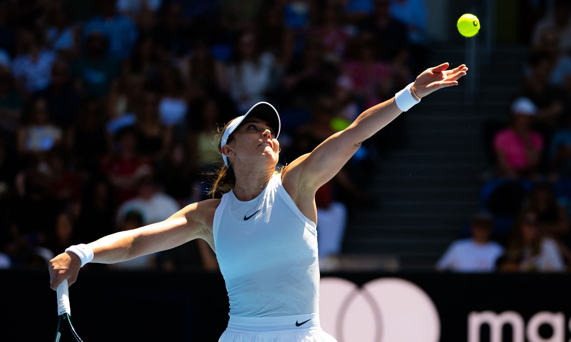 Paula Badosa at the 2025 Australian Open [Image Source: Getty Images]