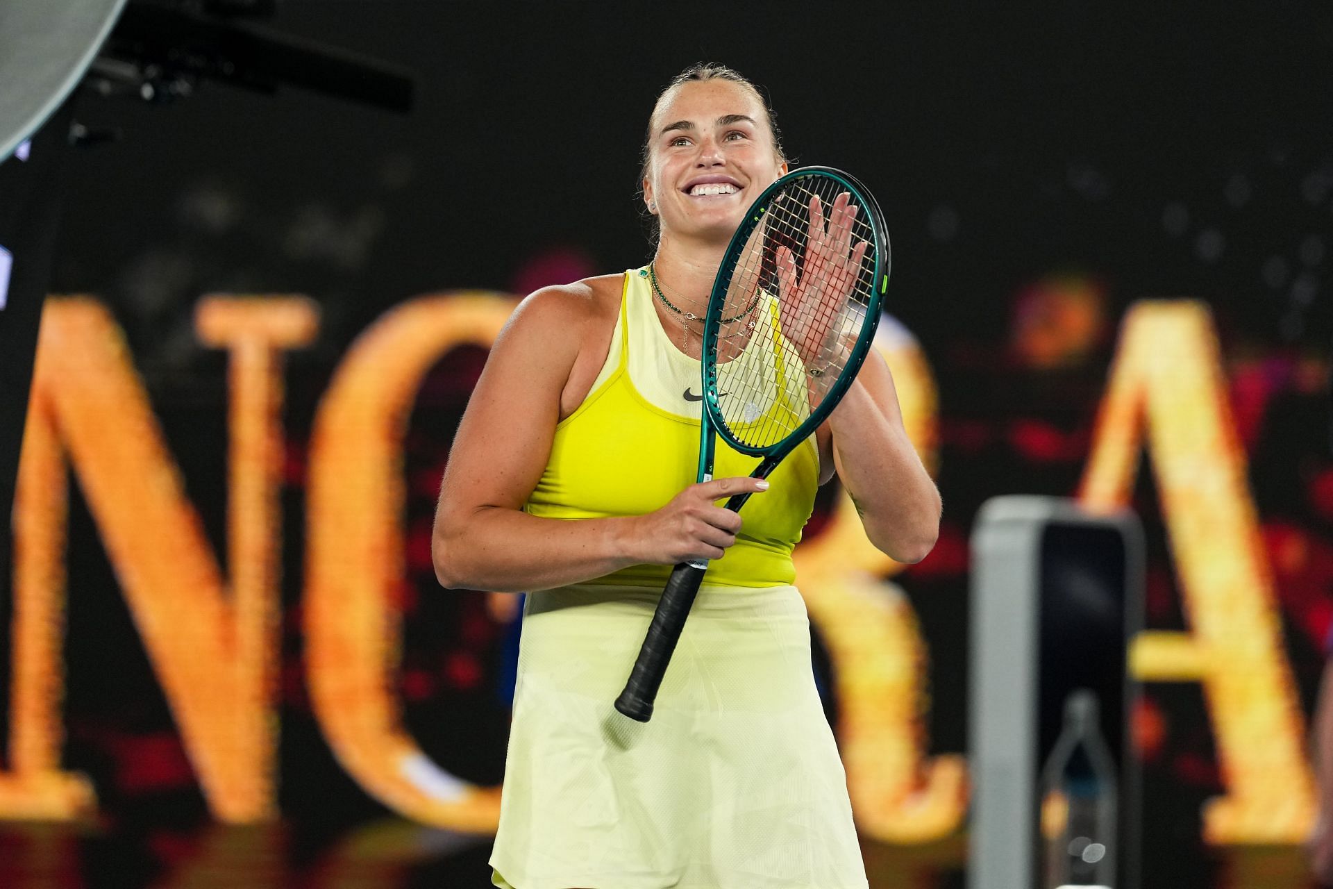 Aryna Sabalenka at the Australian Open 2025. (Photo: Getty)