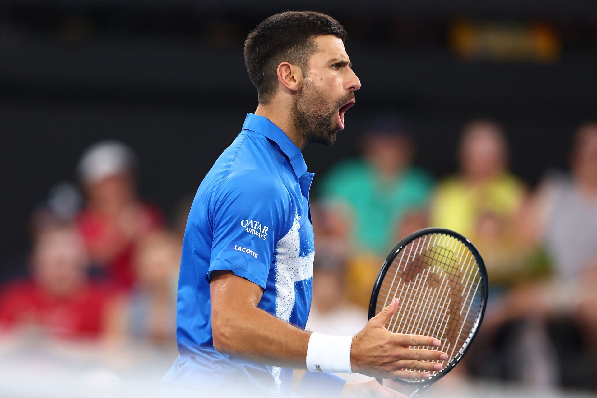 Novak Djokovic at the 2025 Brisbane International: Day 4 - Source: Getty