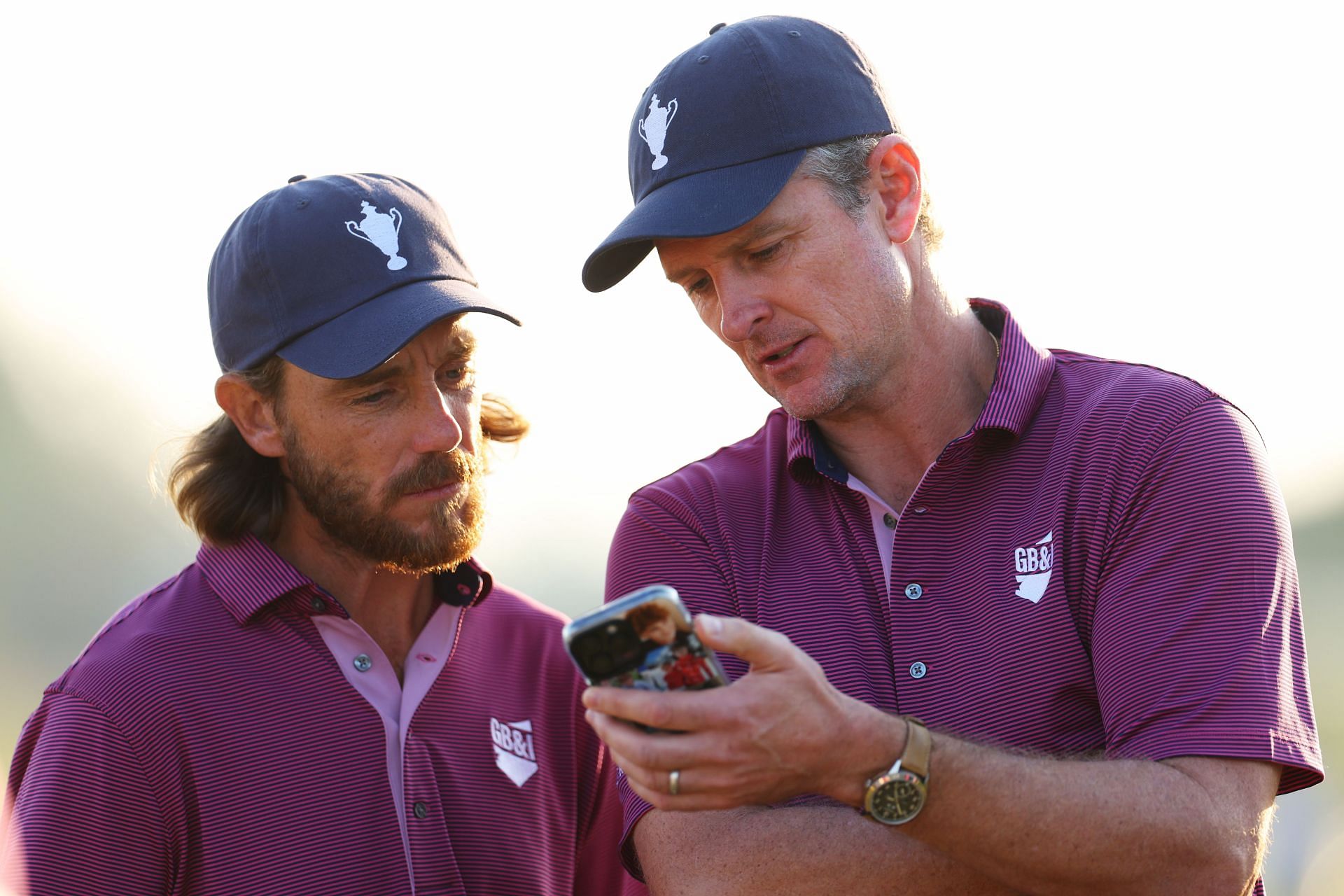 Tommy Fleetwood and Justin Rose will play together to second round of the Team Cup 2025 (Image via Getty).