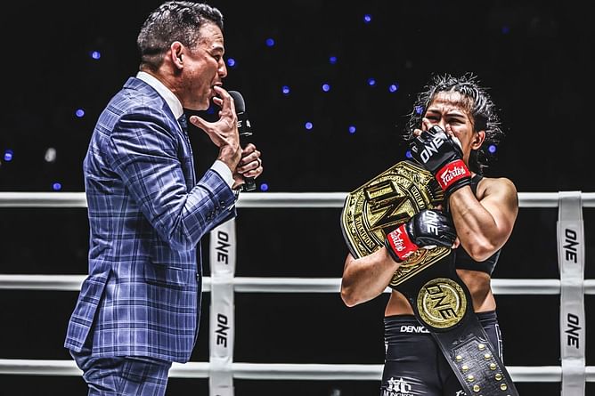 "My real goal was to get the belt" - Denice Zamboanga says receiving $50,000 is just icing on the cake of her historic win