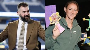Jason Kelce's wife Kylie claps back at fans for critiquing 'Not Gonna Lie' podcast