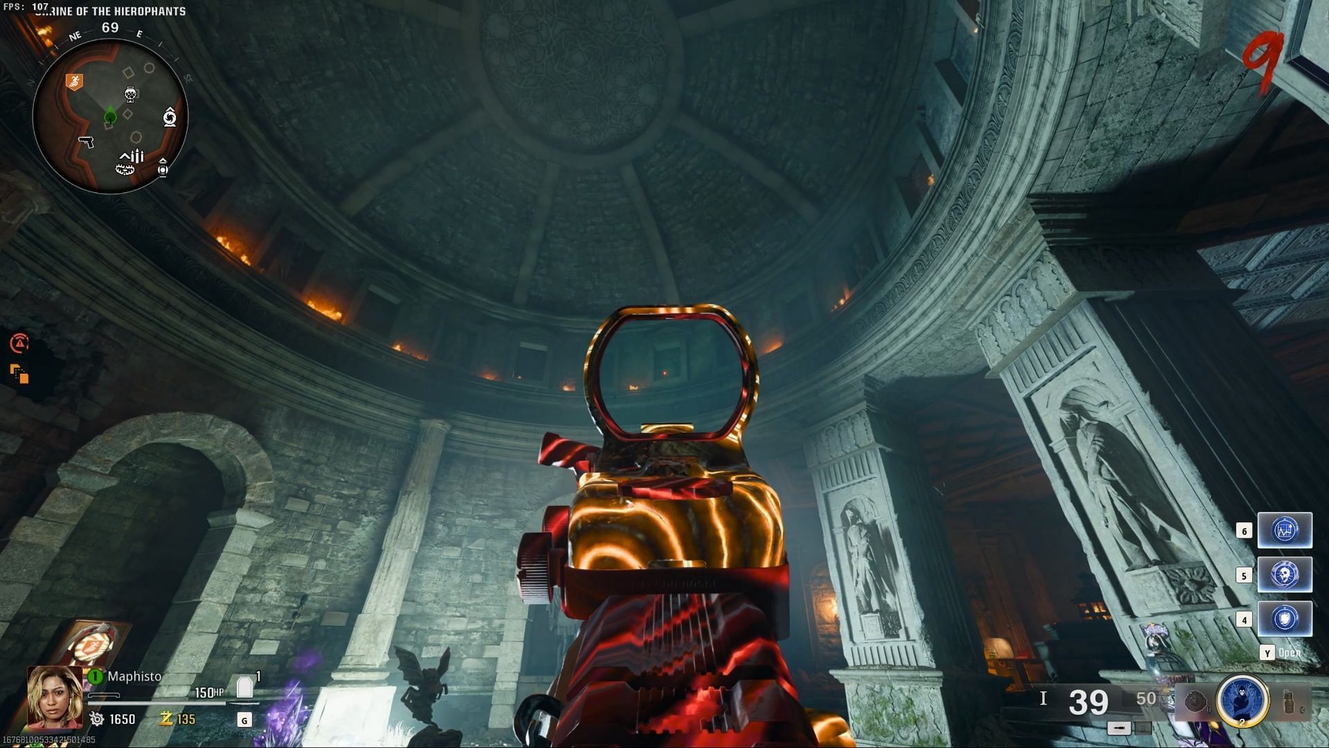 Shrine of the Hierophants pot location (Image via Activision)