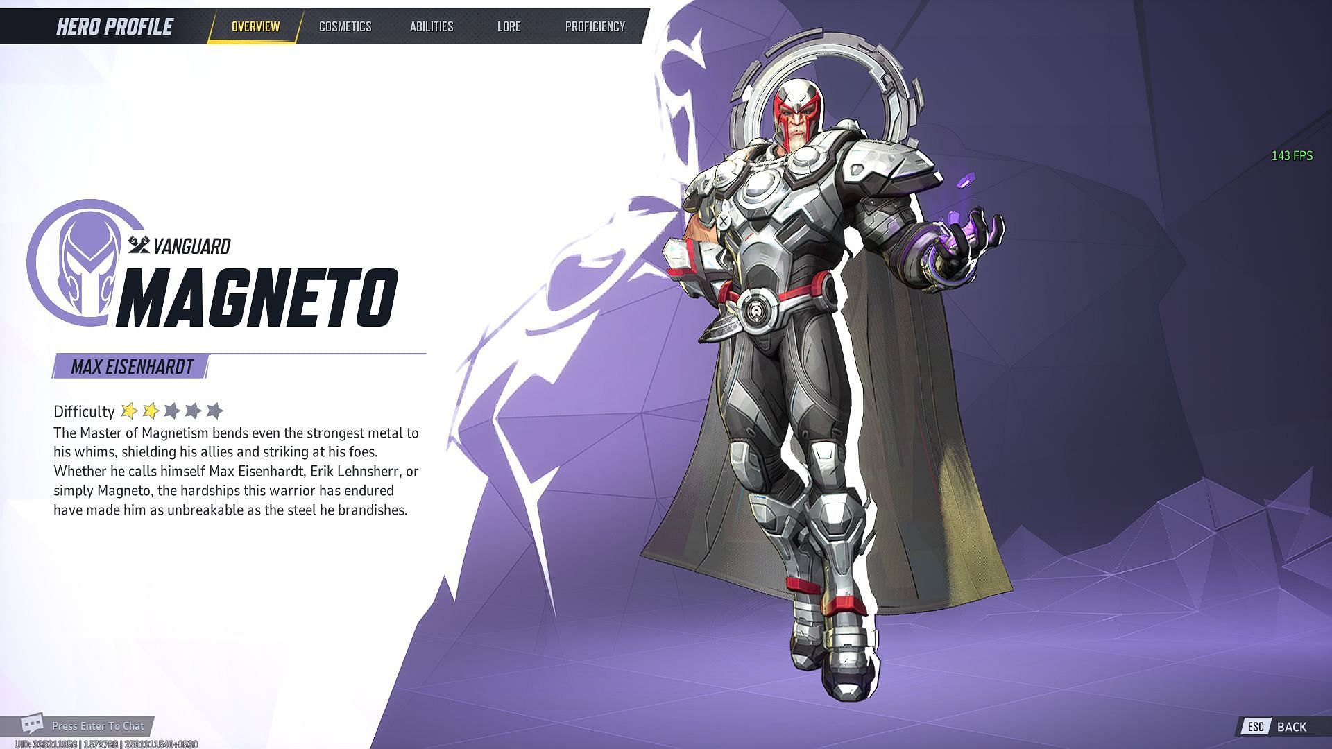 Magneto from Marvel Rivals (Image via NetEase Games)