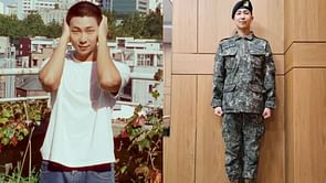 "Dumb and pathetic"- Fans enraged as BTS Namjoon's Buddhism military badge gets misunderstood for the Nazi symbol