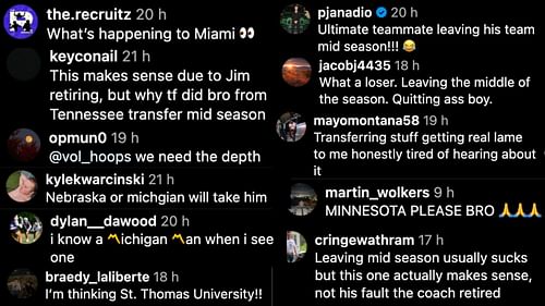 Fans react to Isaiah Johnson-Arigu transfer news (Credits: Instagram/@tiptonedits)