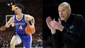 "My gosh! He made some hard shots tonight": Mark Pope thinks Kentucky have found "best shooter in all of basketball" after upsetting Tennessee