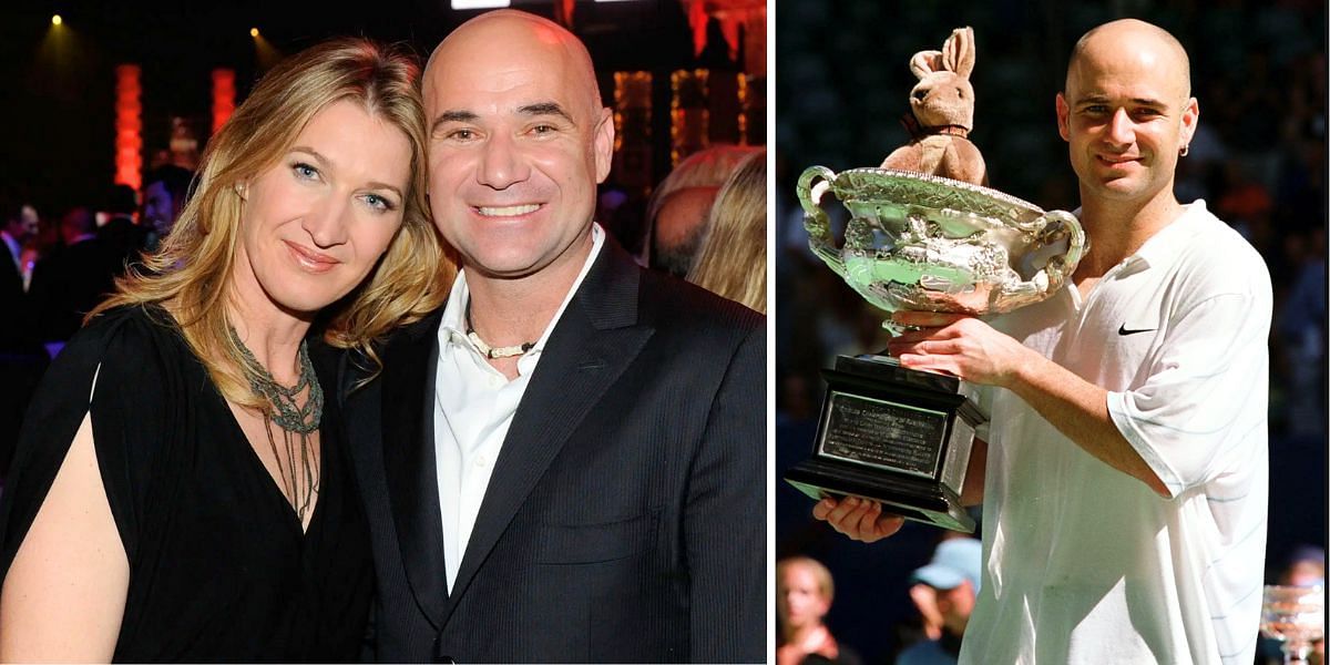 Andre Agassi won the 2001 Australian Open in wife Steffi Graf