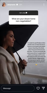 Amy Gaertner's previous Instagram story