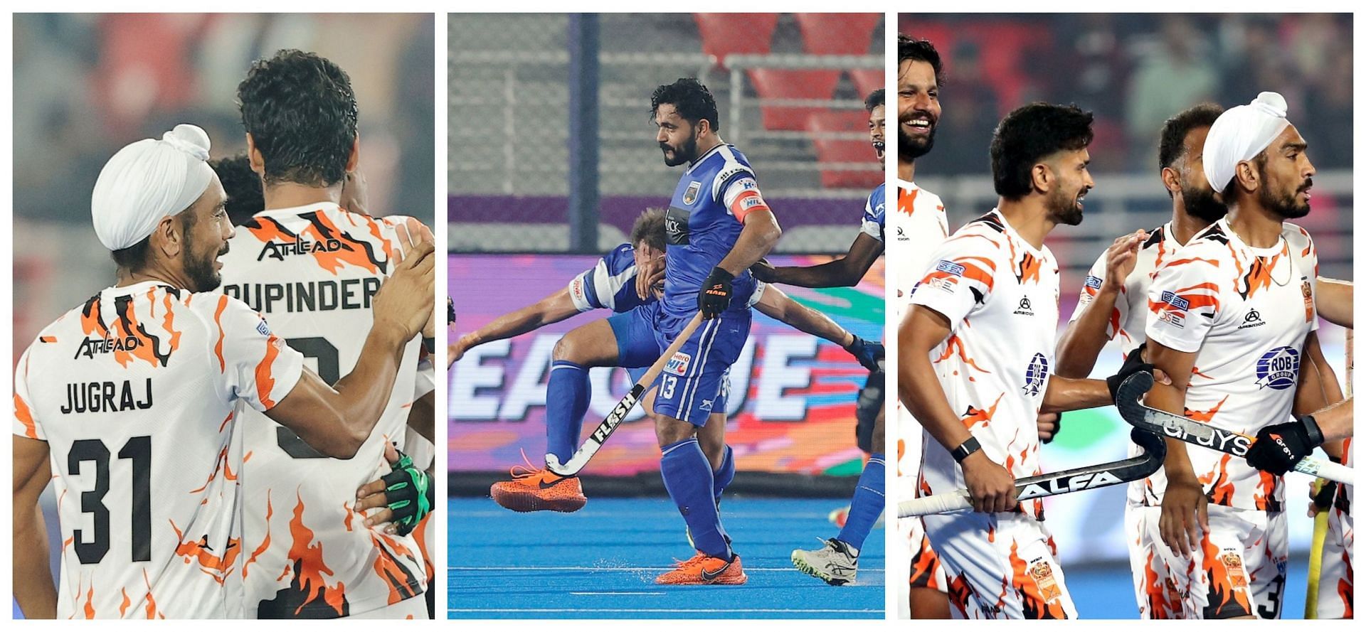 Shrachi Rarh Bengal Tigers have made it to the playoffs even as Soorma HC eye an SF spot HIL - Source:  Hockey India League