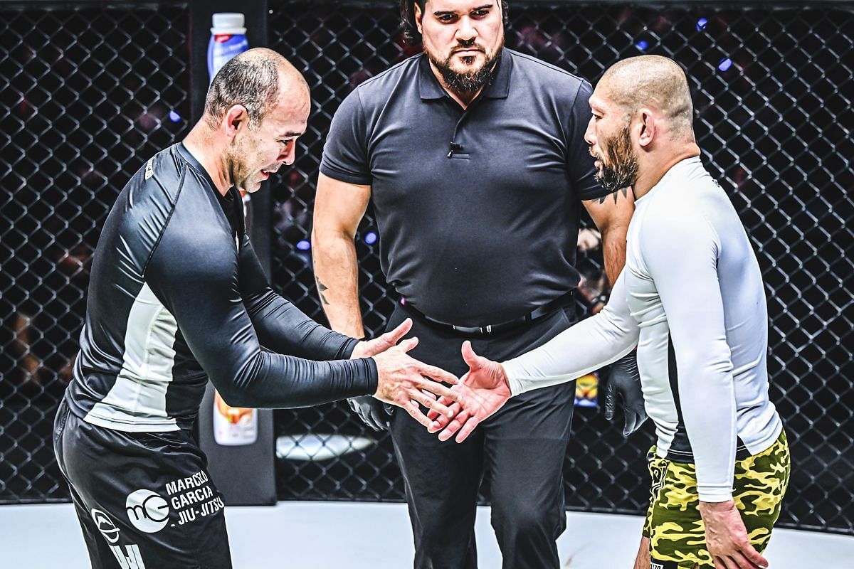 Marcelo Garcia (left), Masakazu Imanari (right) [Photo via ONE Championship]