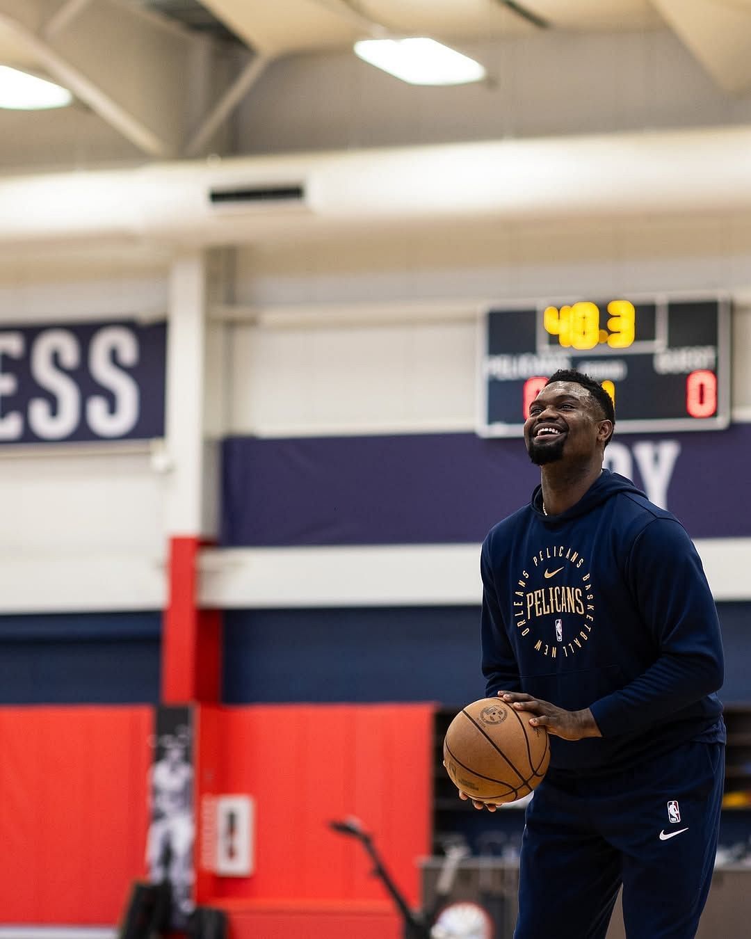 Zion Williamson&#039;s new look (Photo from @PelicansNBA/ IG)