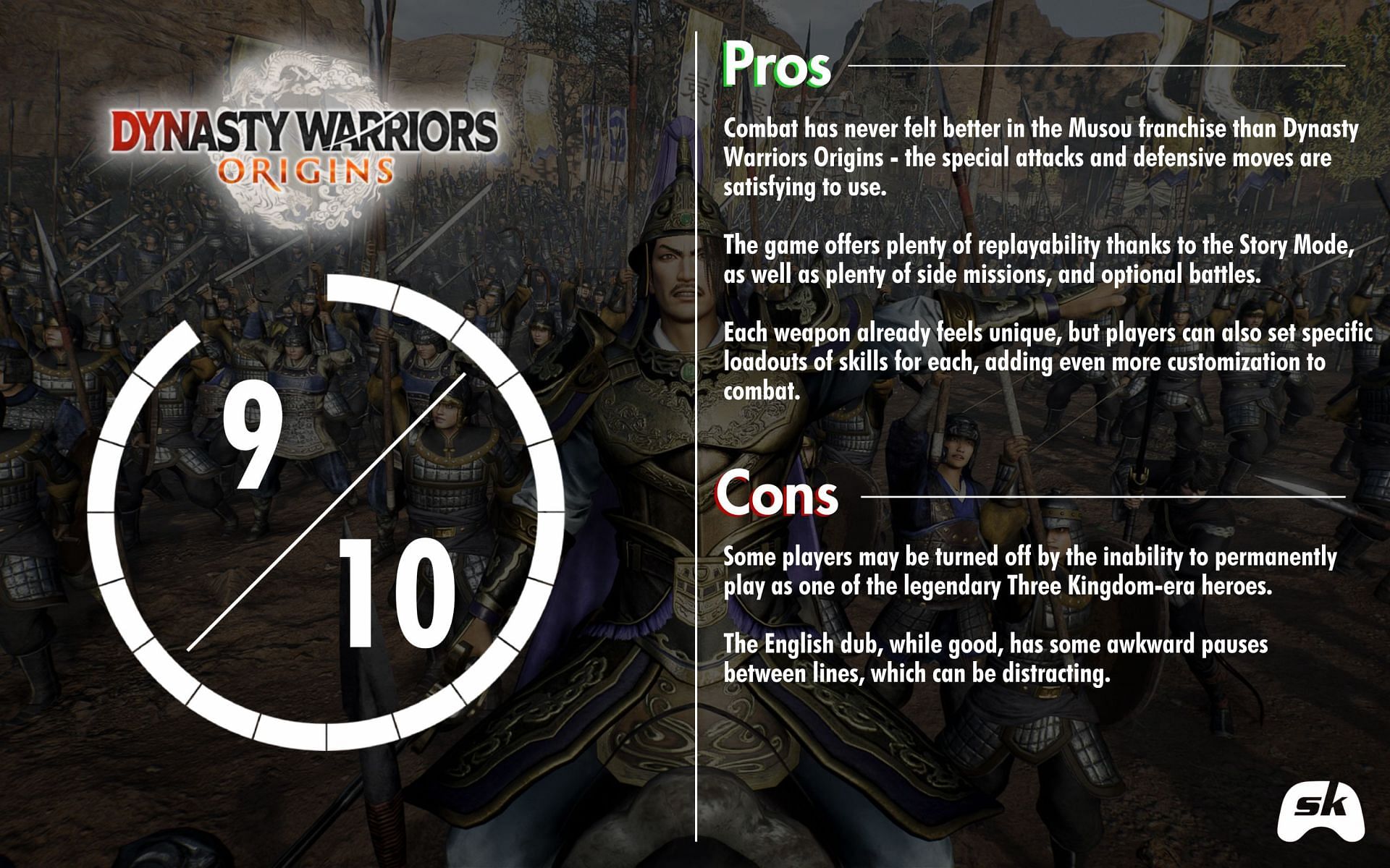 Dynasty Warriors Origins is a must-have for any long-time fan of the series (Image via Sportskeeda &amp; Koei Tecmo)