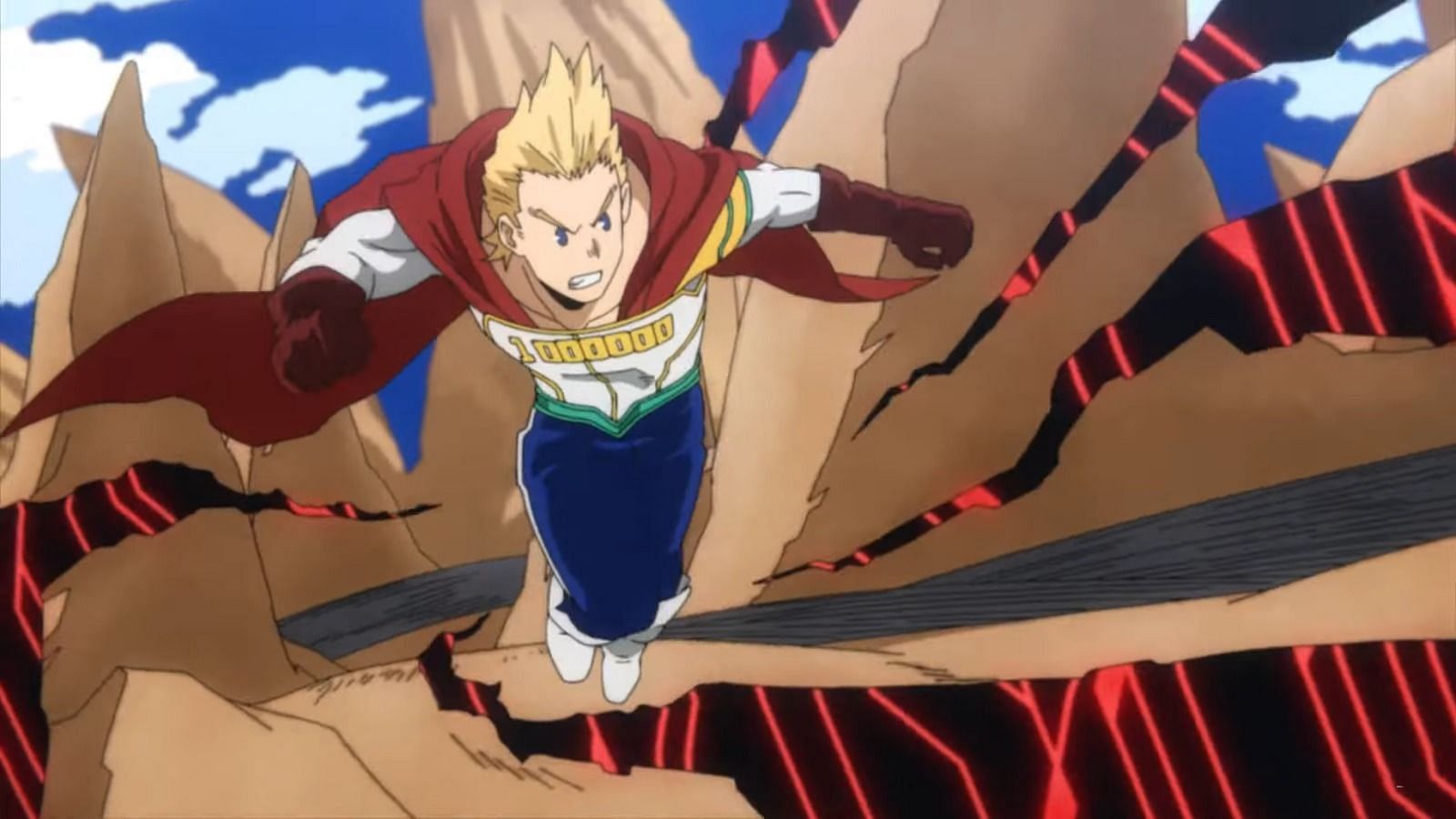 Mirio Togata as seen in My Hero Academia (Image via Bones Inc.)