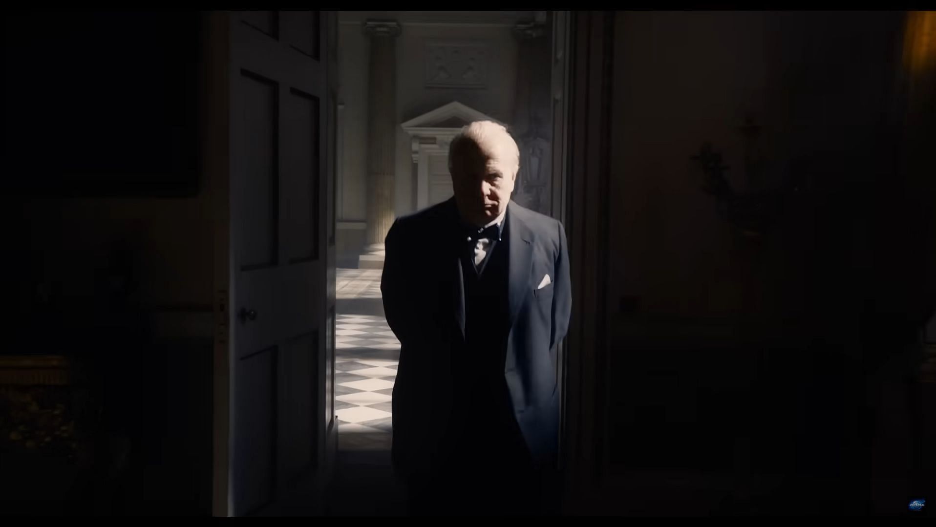 Gary Oldman as The Prime Minister, Winston Churchill. (Image via YouTube/Universal Pictures UK)