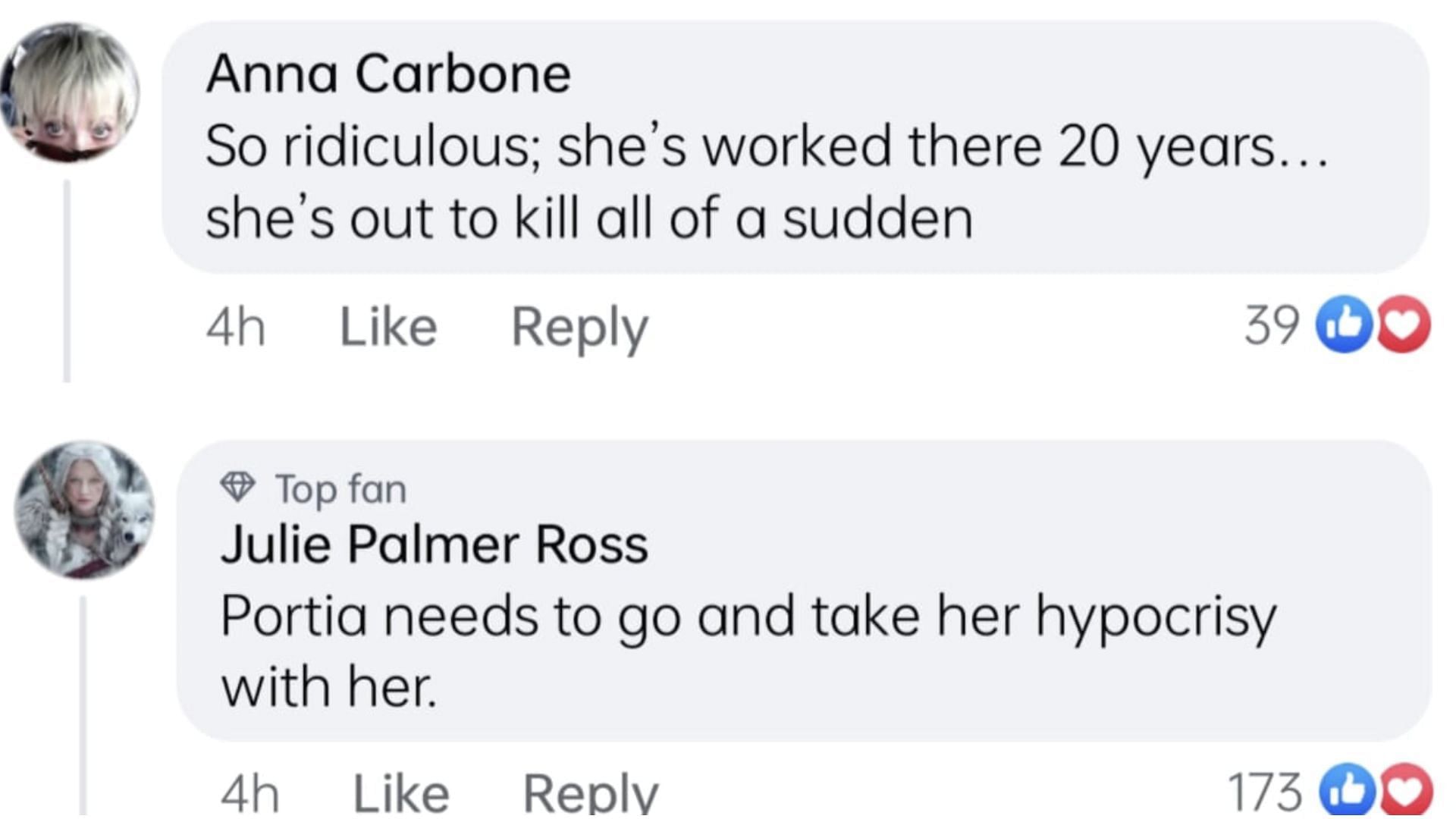 Comments by the fans (Image via Facebook / General Hospital)