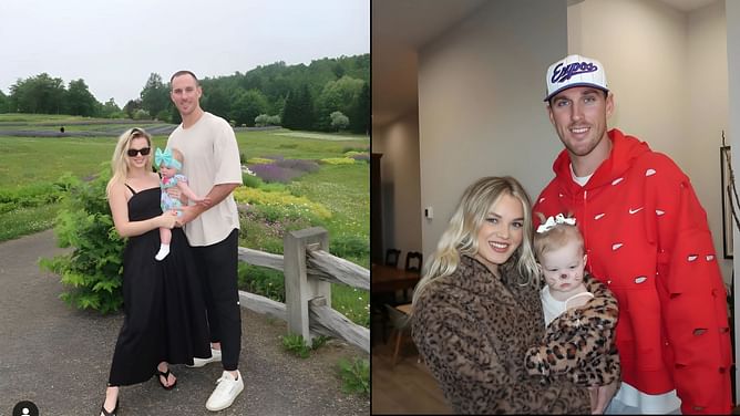 Patrick Murphy's fiancée Landin Berryman enjoys sweet 'date night' with ex-Nationals reliever, captures daughter Liv in NFL's Justin Jefferson jersey