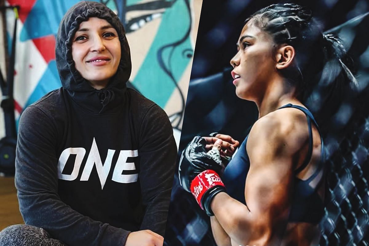 Alyona Rassohyna (left) and Denice Zamboanga (right) | Image credit: ONE Championship