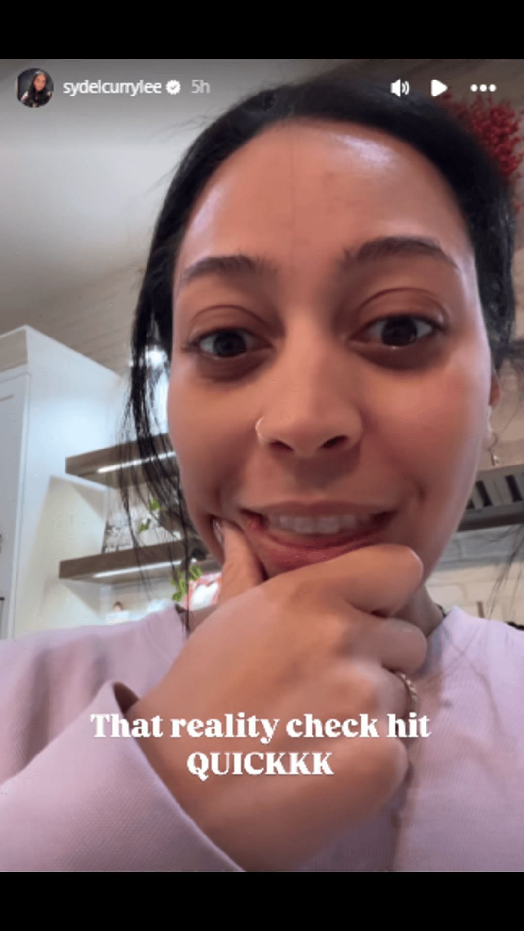 Sydel Curry-Lee talks about her &quot;reality check&quot; concerning the ban on TikTok. Image source: IG.com/sydelcurrylee