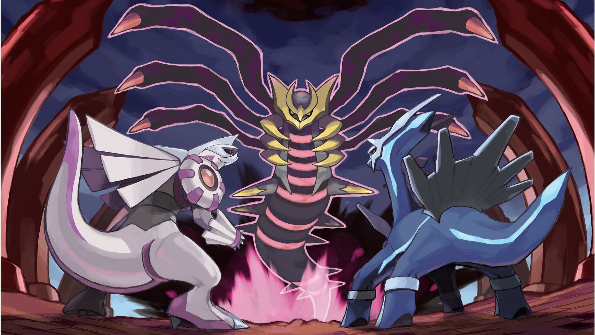 The space-time aka Pokemon of Myth Trio (Image via The Pokemon Company)