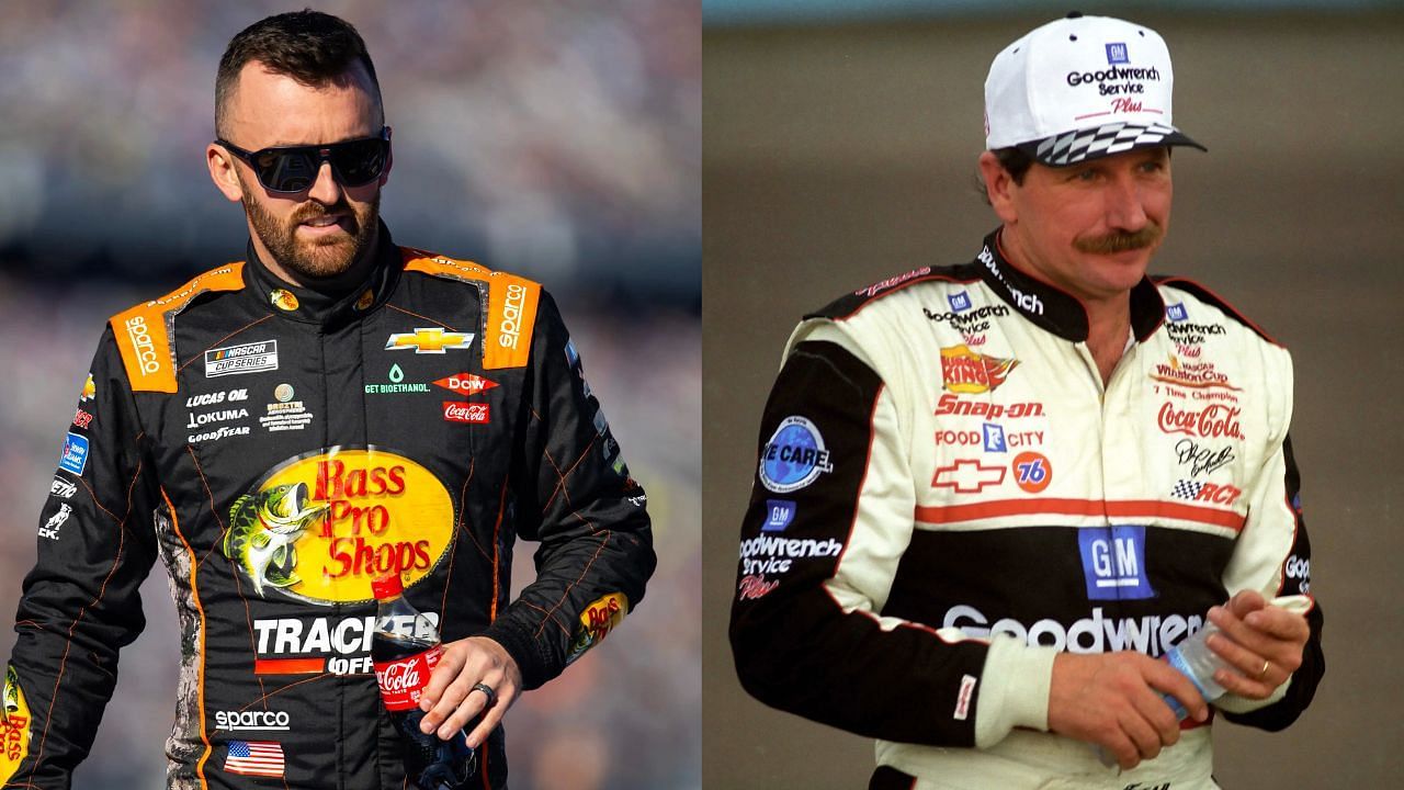 Austin Dillon and Dale Earnhardt Sr.