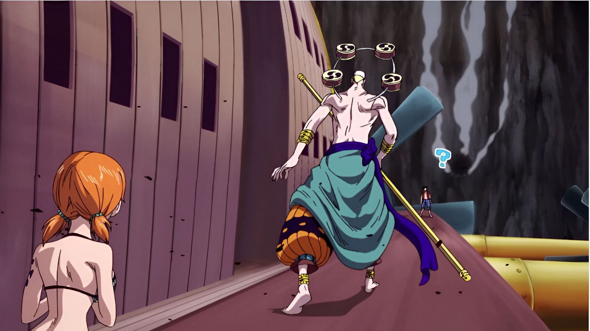 Luffy VS Enel (Image Via Toei Animation)