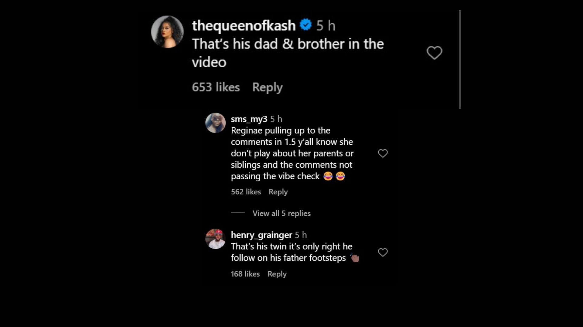 Netizens comment on the collab. [Image via Instagram/@theshaderoom]