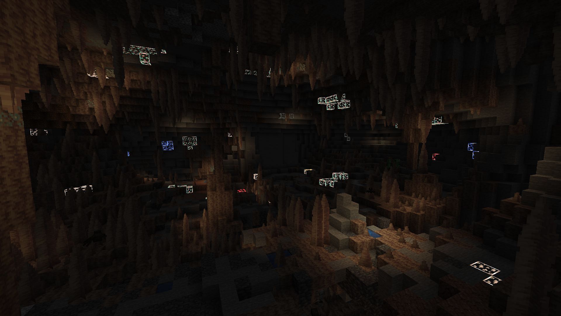 New Glowing Ores resource pack (Image via Mojang &amp; GridExpert)