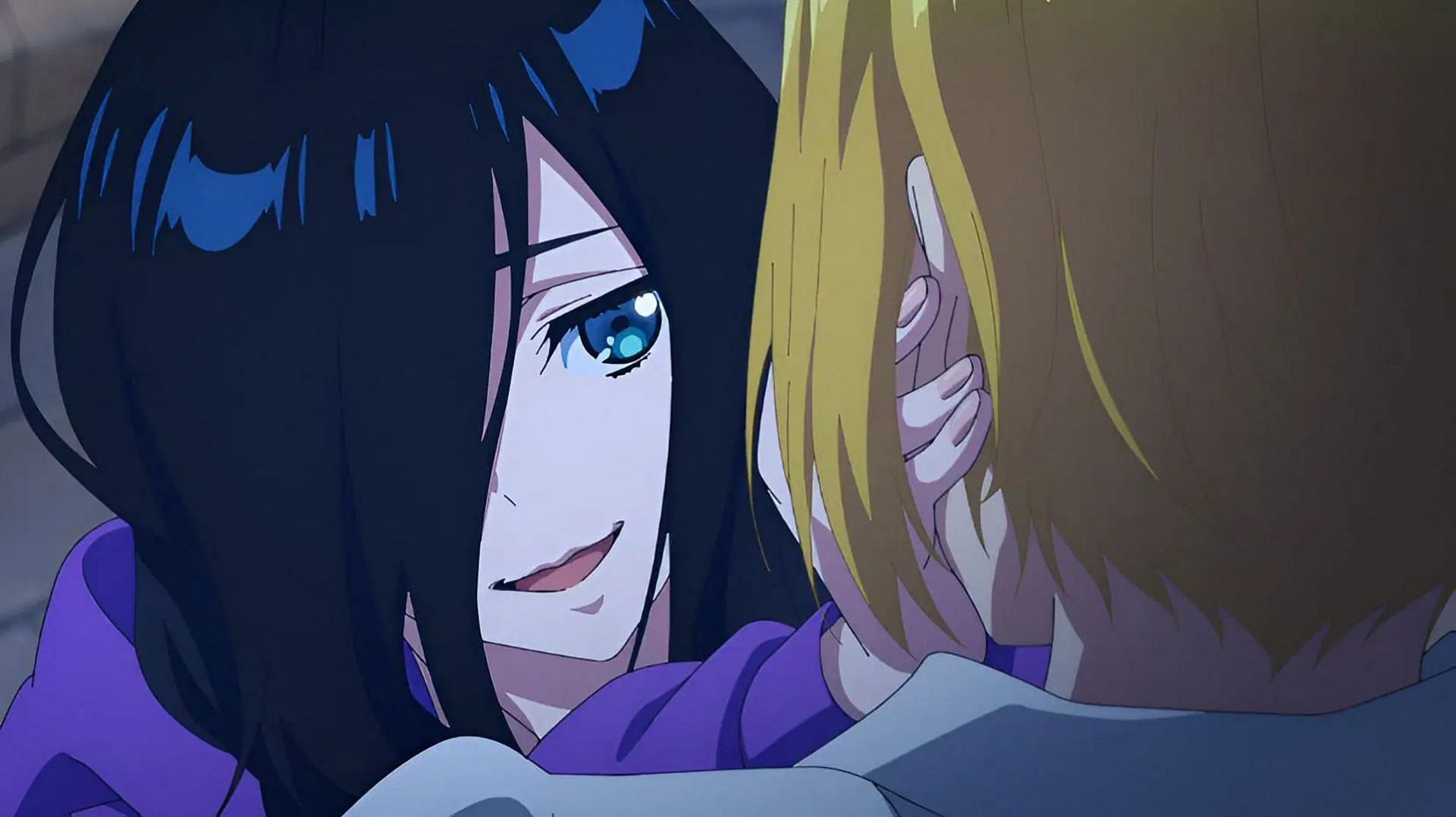 Luke and Natsuko, as seen in the anime (image via MAPPA)