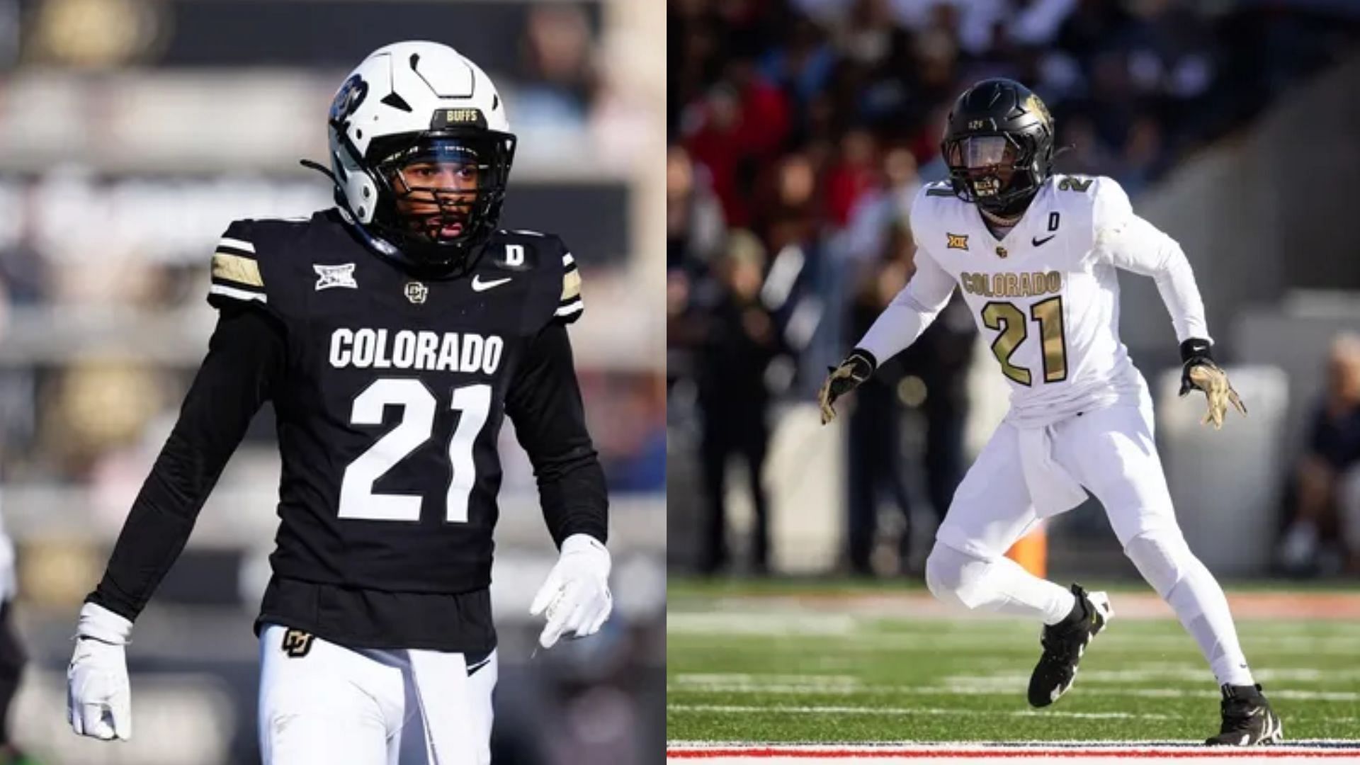 Colorado safety Shilo Sanders and his brother, Deion Sanders Jr. 