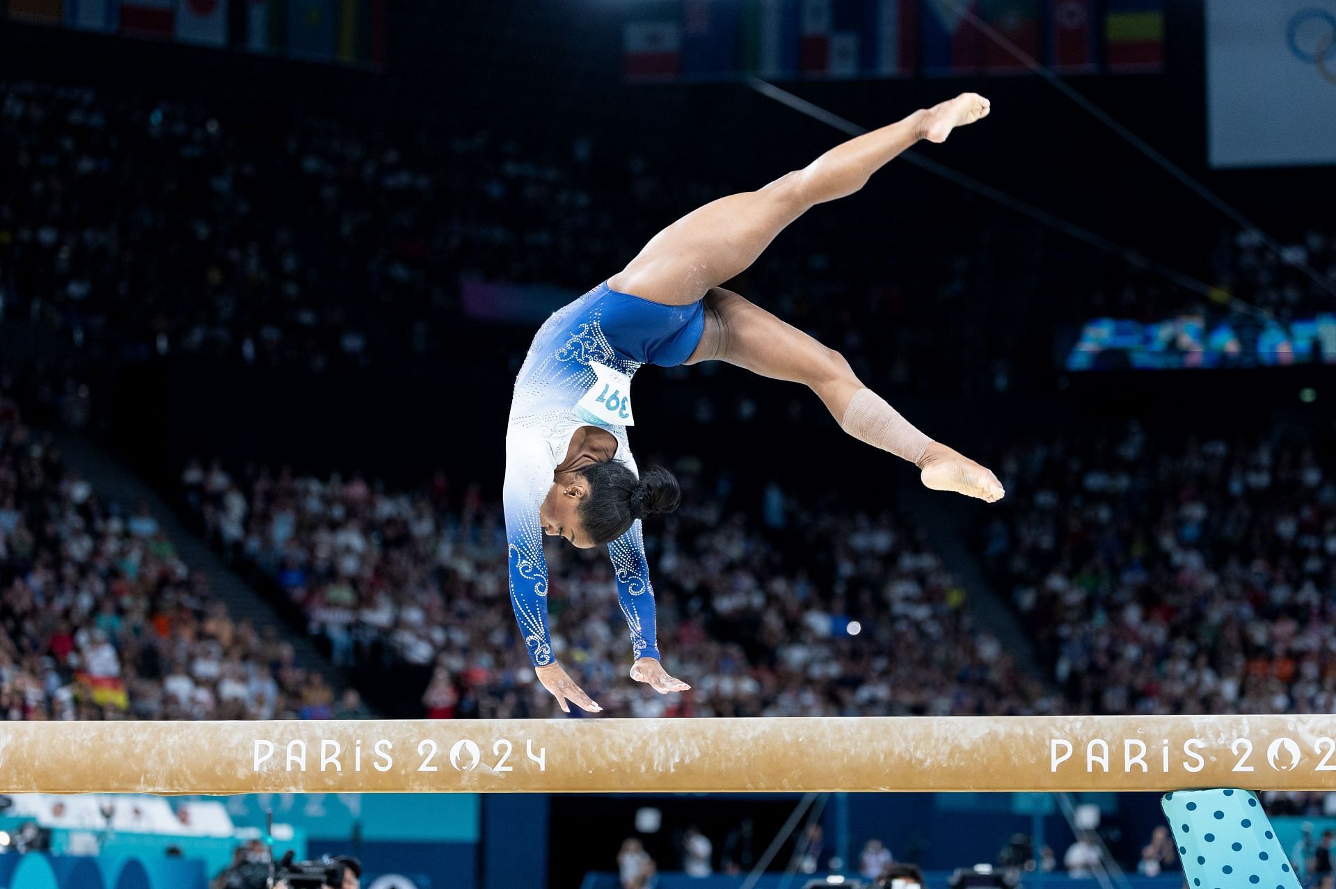 Olympic Games Paris 2024: Simone Biles in action (Source: Getty)