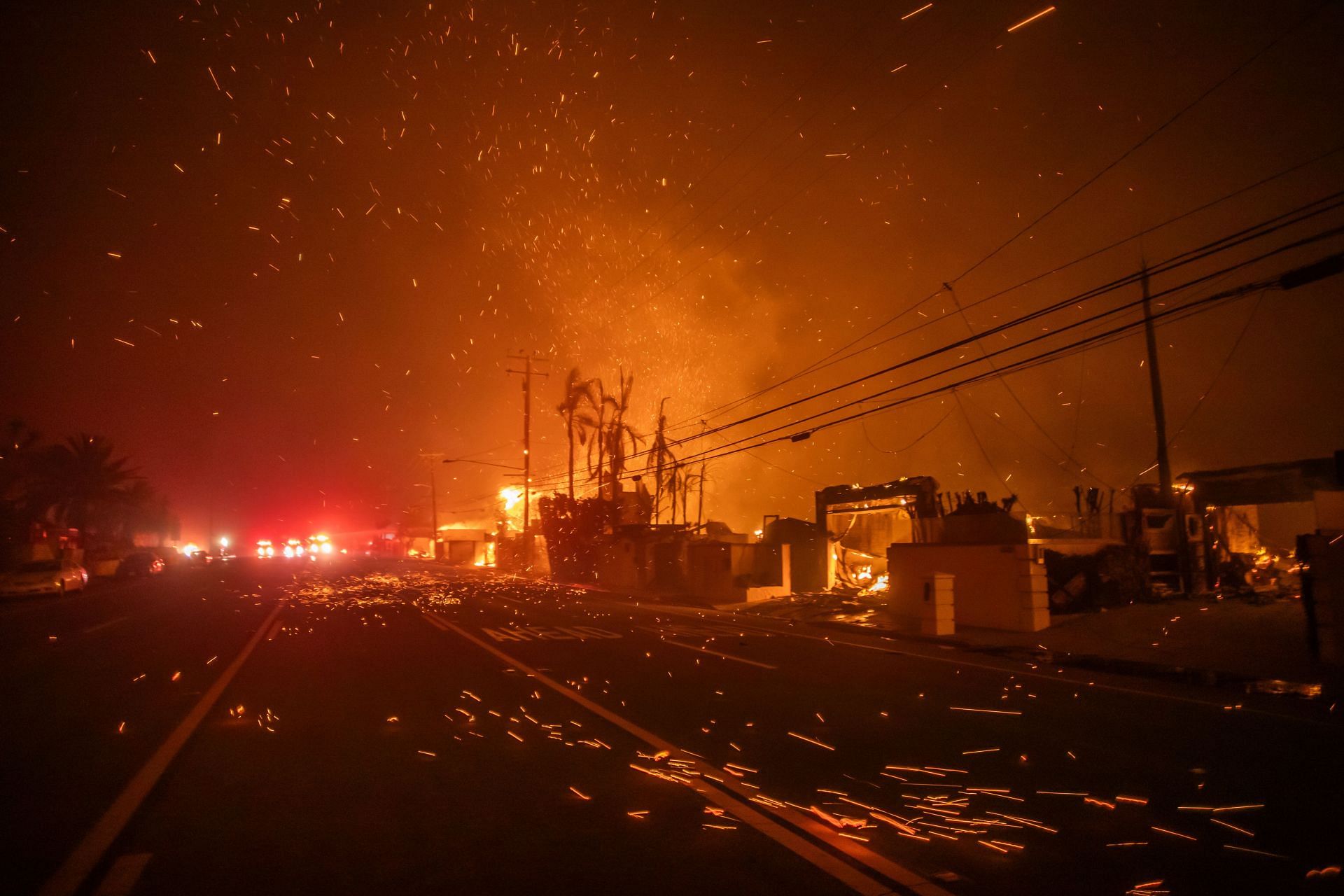 Powerful Winds Fuel Multiple Fires Across Los Angeles Area - Source: Getty