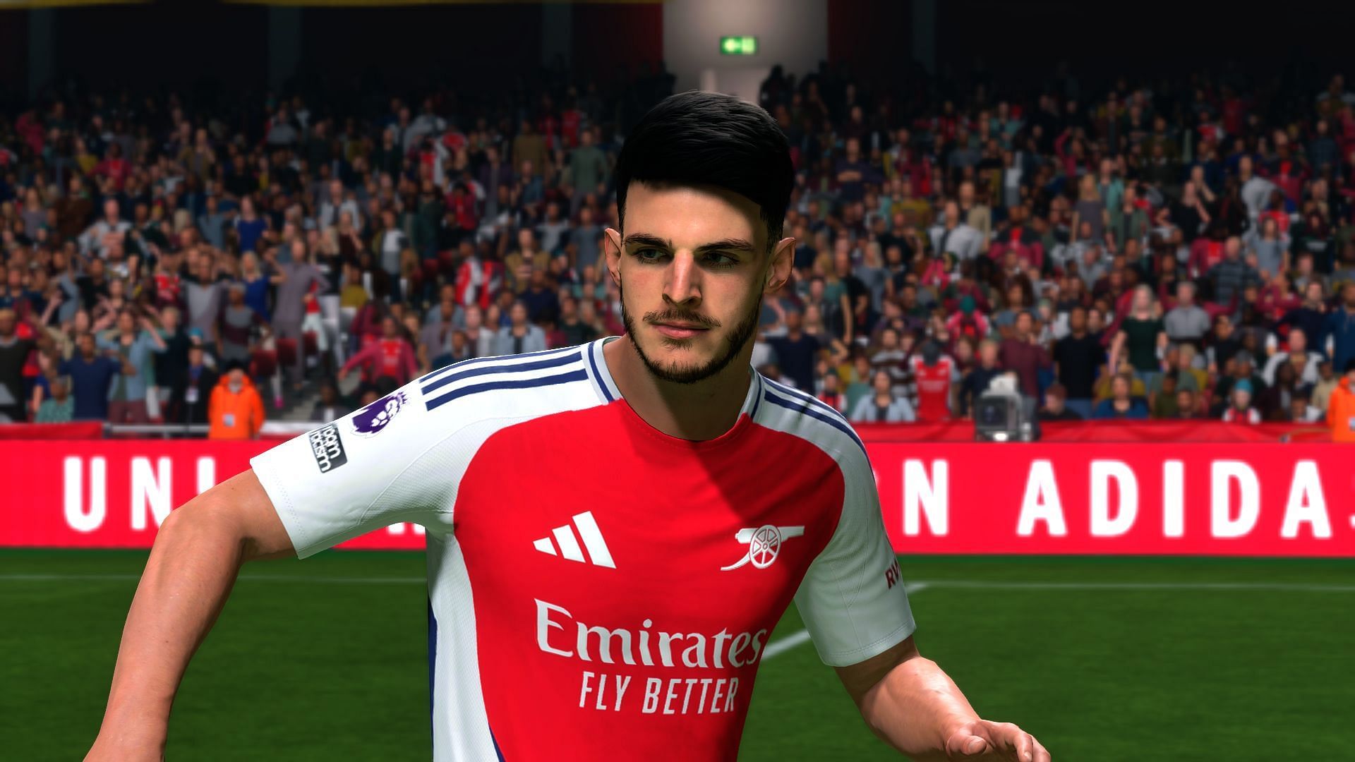 Declan Rice as portrayed in EA FC 25 (Image via EA Sports)