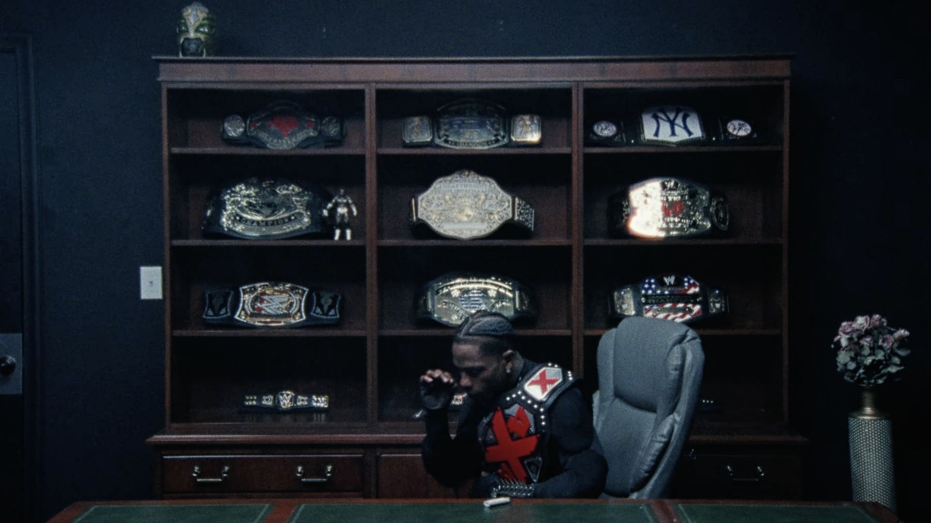 Travis Scott in the official music video for &#039;4X4&#039; (Image via YouTube/@TravisScottXX)