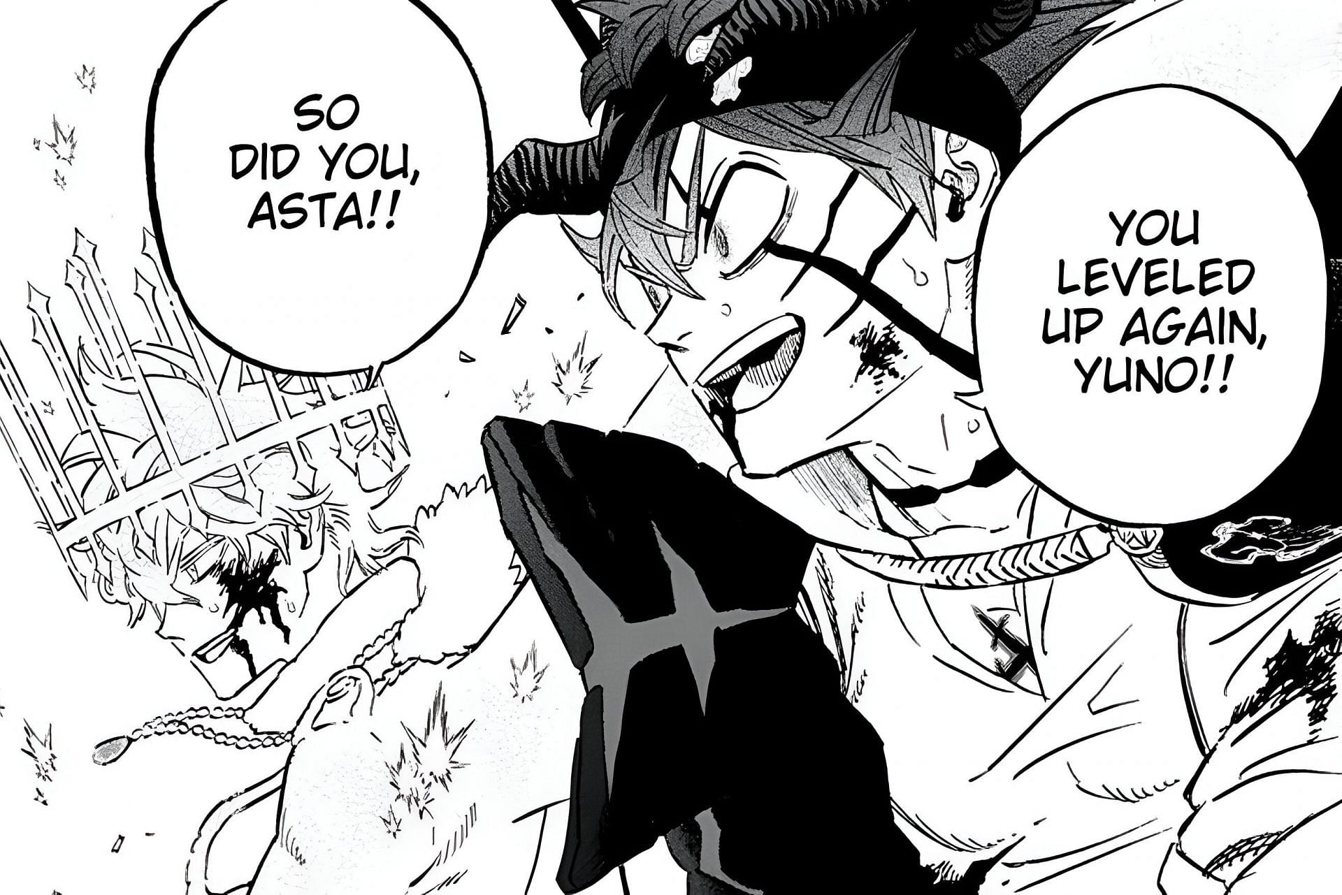 Yuno and Asta as seen in Black Clover chapter 378 (Image via Shueisha)