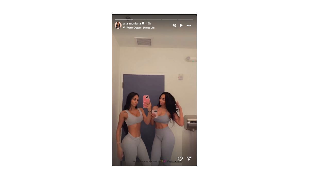 Ana Montana and Aaleeyah Petty on Instagram