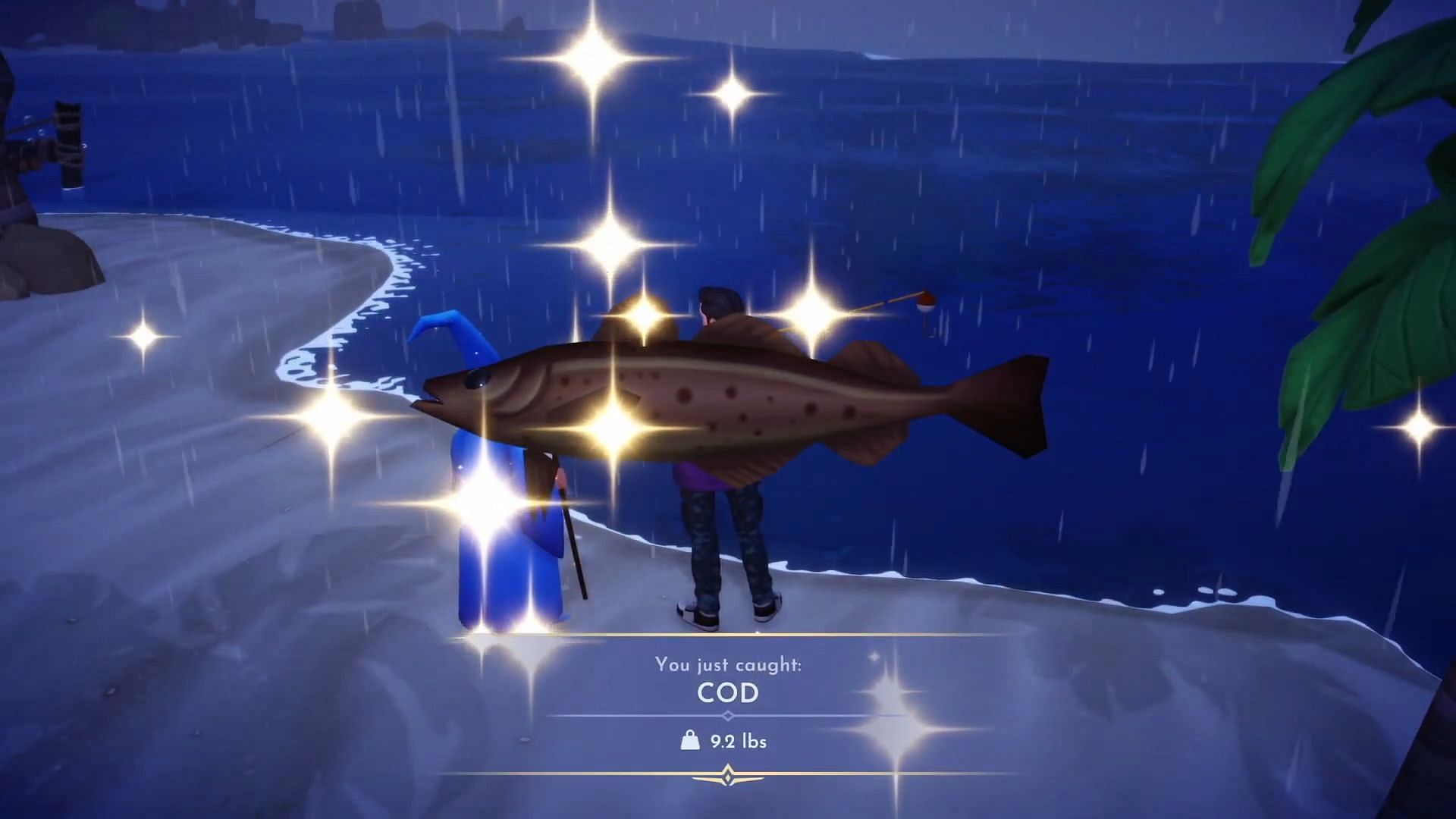 Cod in Disney Dreamlight Valley (Image via Gameloft || YouTube/@Mystical World Gaming)